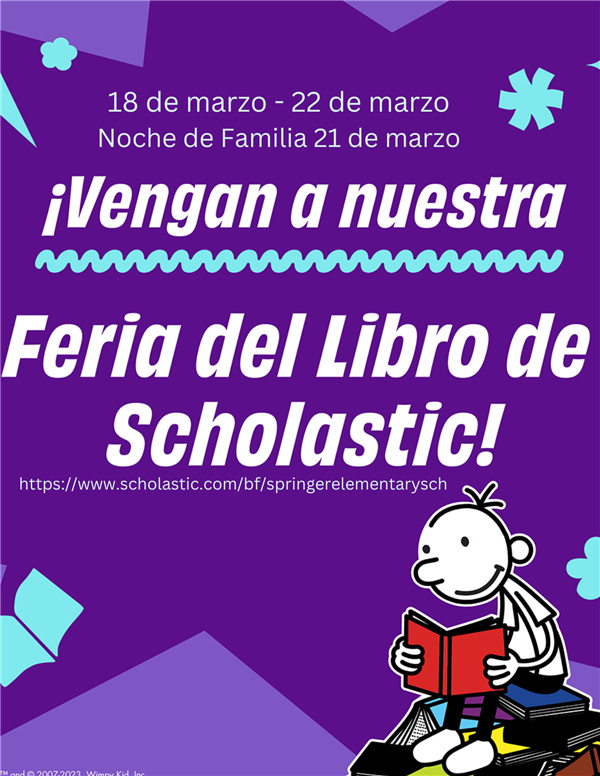  Spanish flyer for book fair